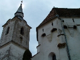 a székelyderzsi templomtorony